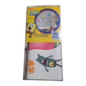 Nickelodeon SpongeBob Squarepants Peel & Stick Wall Decals 45 Total
